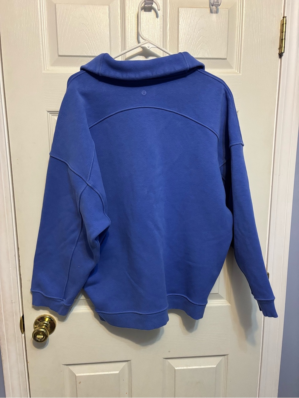 Women’s Lululemon Thick Fleece Half-Zip in Wild Indigo - M/L - Picture 5 of 5